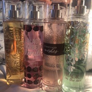 Bath and body works body spray bundle